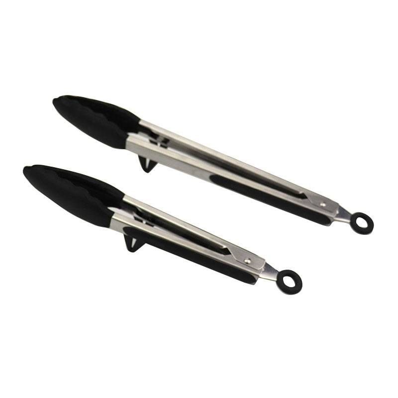 Pinces alimentaires en Silicone, outils de cuisson 9 